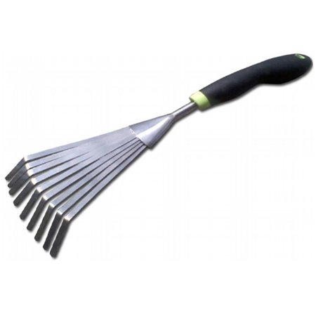 GARDENWARE Mini Fan Rake, Ergonomic Soft Cushion Grip GA2691586